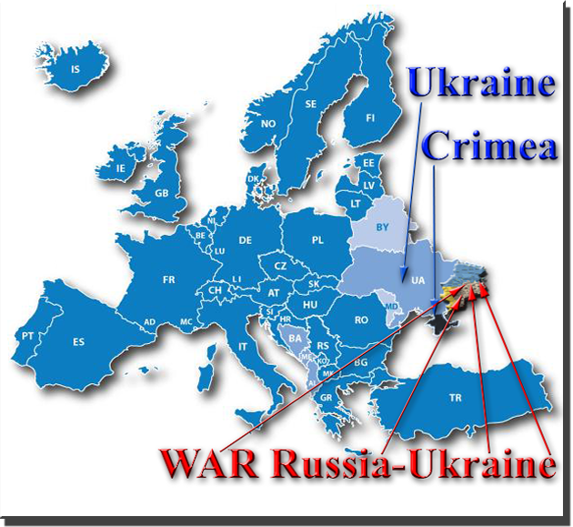 Map. War-Ukraine-Russia. You think this war is somewhere far away? Afonder. www.afonder.com