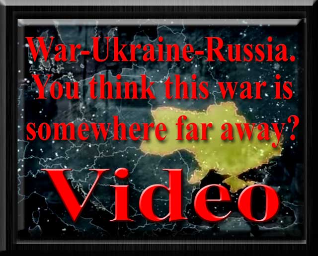 War-Ukraine-Russia. You think this war is somewhere far away? Afonder. www.afonder.com