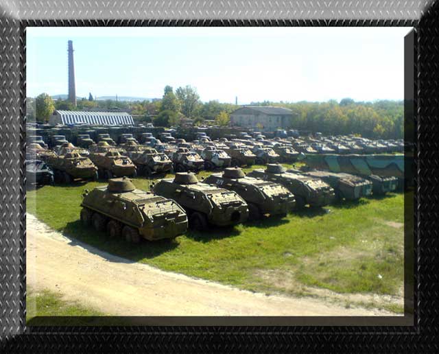 Armored vehicles, warehouses. Бронетехніка, склади. Бронетехника, склады.