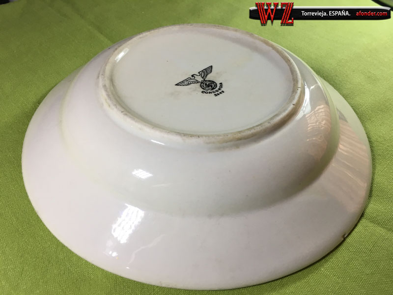 Plato antiguo, Concordia, 1942 año de fabricación. España. Spain. Испания. Іспанія. www.afonder.com