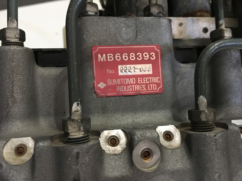Блок ABS MB668393 ( насос ). MITSUBISHI SIGMA 3.0 V6-24(DOHC/4WS).  Украина Україна Ukraine. www.afonder.com